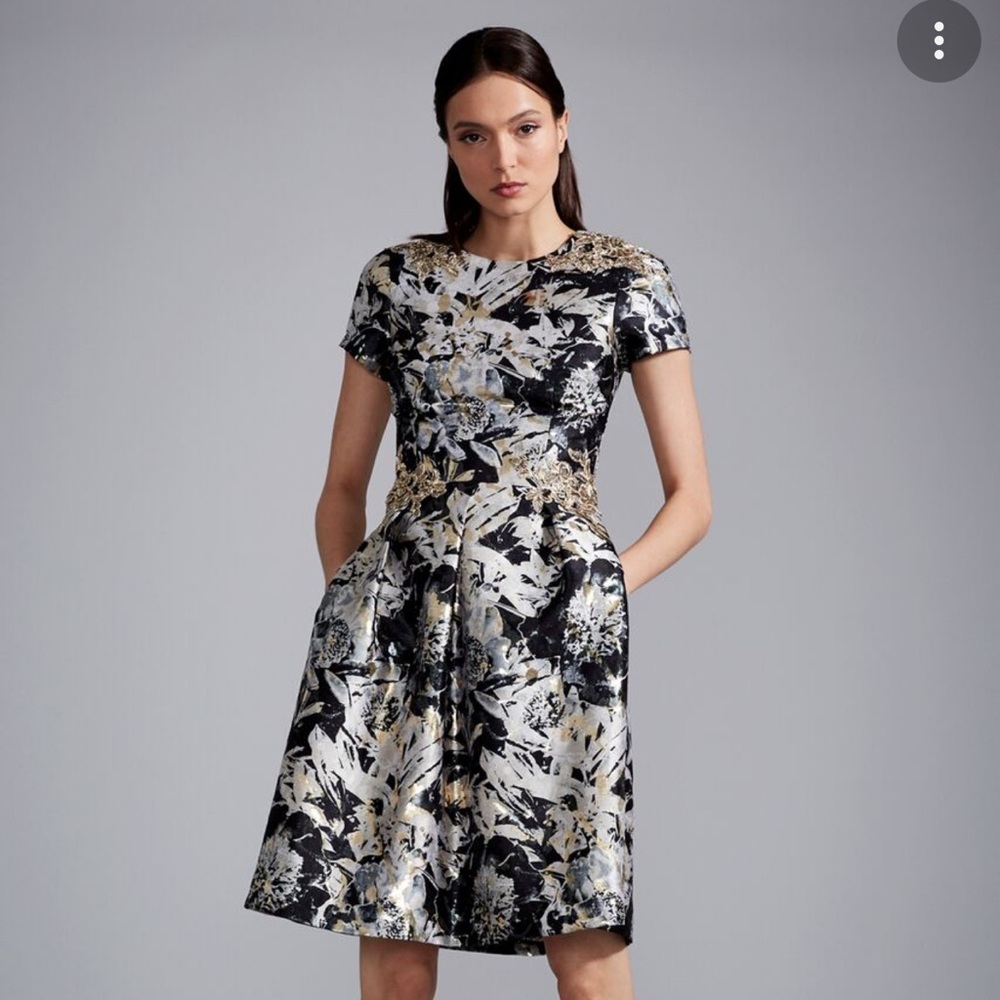 New dress.  For a wedding or elegant  party.